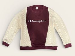 Sweatshirt nike upcyclé Fs-70 avec patch