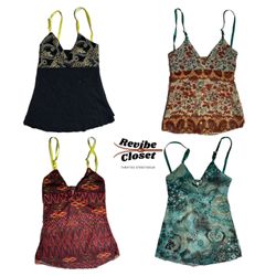 Y2K IT Girl Grunge Cami Tops RC-009