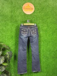 Y2K Flare Embroidered & Embellished Jeans | FO-55