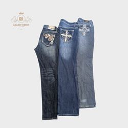 Y2K Embellished Flare jeans