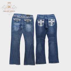 Y2K Ember Flare Jeans