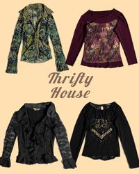 Boho-Glam Y2k tops(TH/116)