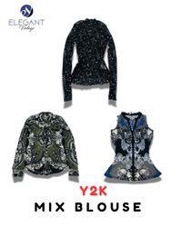 Y2K Mix Bluse - EV2103