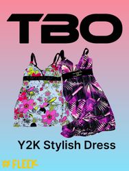 Y2K Stylish Dress    (TBO-67)