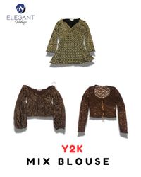 Y2K Mix Bluse - EV2107