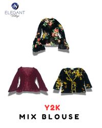 Y2K Mix Blouse - EV2112