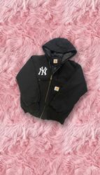 Vestes à capuche noires style rework Carhartt NY