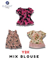 Y2K Mix Bluse - EV2114