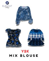 Y2K Mix Blouse - EV2117
