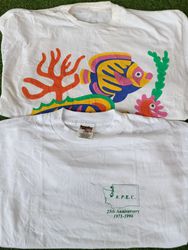 Camiseta branca de ponto simples 8Pcs (RV # 047)
