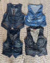 Denim waistcoat
