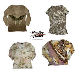 Y2K Nature Vibe Printed Tops RC-011