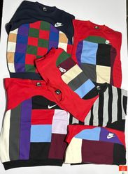 NIKE Rework style patch work sweatshirt