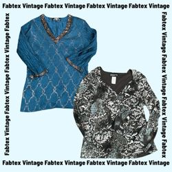 (FV-835) Dark Floral Luxe Tops | Premium Reseller ..