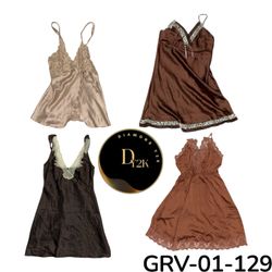 Y2K Satin Slip Dress – Vintage Aesthetic Evening D..