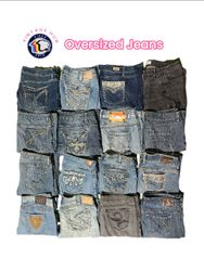 Jeans brodés surdimensionnés - VH02
