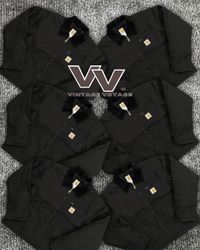 Jaquetas Detroit pretas reestilizadas Carhartt #17..