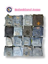 Embroidered Jeans - VH02