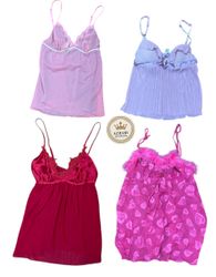 Tops Y2K rouges et roses 10 pcs à 347