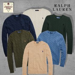 Polo RL Cable Knit Sweaters | EV1701