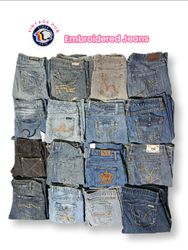 Embroidered Jeans - VH03