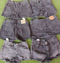 Levi's 501 kurz Schwarz 11 Stück (RV # 067)