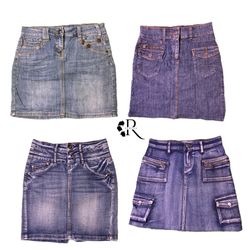 Y2K NYC IT Girl Denim Mini Skirts RW-1461