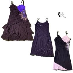 Y2K All Black Grunge Dress RW-1464