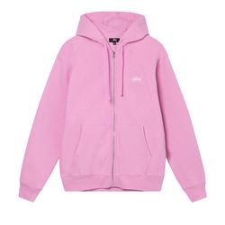 Veste active rose STUSSY style retravaillé