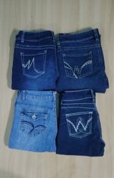 JA 0539 Women Embellished Flared Jeans