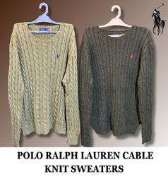 Premium Polo Ralph Lauren Cable Knit Sweaters