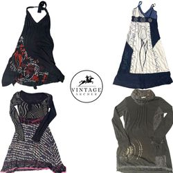 Y2K Retro Alternative Fashion - Cowl Neck Tunics, ..