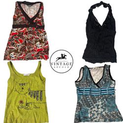 Collection de camisoles Y2K Retro Whimsigoth - Gra..