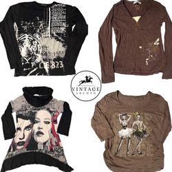 Y2K Retro Experimental Graphic Collection - White ..