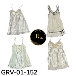 Vintage Y2K Slip Dress – Sleek & Minimal Aesthetic..