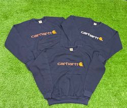 Rework Style Carhartt Navy Sweatshirt.