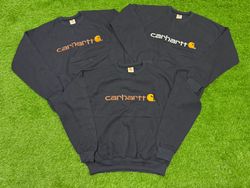 Rework Style Carhartt Black Sweatshirt.