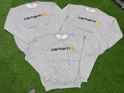 Rework Style Carhartt H.Grey sweatshirt.