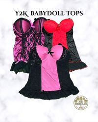 Y2K Babydoll Tops (ZKI-30)