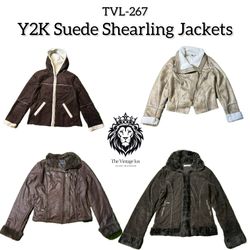 Y2K Suede Shearling Jackets (TVL-267)