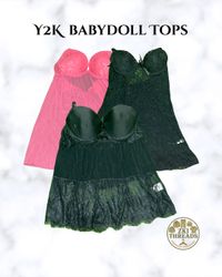 Y2K Babydoll Tops (ZKI-32)