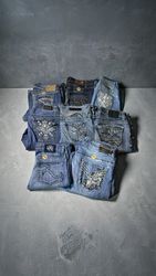Y2K Jeans Miss Me True Religion Rock Revival Style