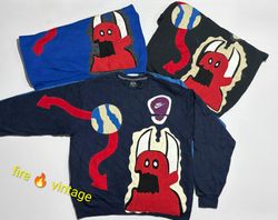 Upcycled patch work sweatshirt Nike