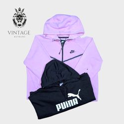 Pulls à capuche mélangés Nike et Puma