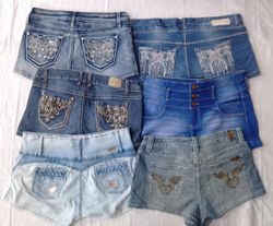 CR5944 Upcycled Y2K-Style Shorts