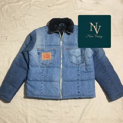 Vestes en denim avec poches à rabat recyclées