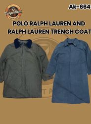 Polo Ralph Lauren And Ralph Lauren Trench Coat Ak-..