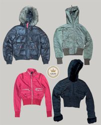 Y2K puffer cropped jackets 5 pcs At 349
