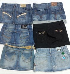 L109 Damen Y2K Mini Röcke