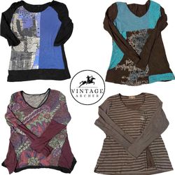 Retro Y2K Fairy Grunge Apparel Lot - Earth Tones &..